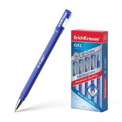 Ручка гелевая 0.5 мм "G-CUBE" синяя, ЕRICH КRAUSE