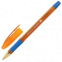 Ручка шариковая 0.7мм масляная ''MODEL-XL ORANGE'', синяя с рез гриппом 143246
