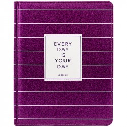 Дневник 1-11 кл. 48л Trendy purple, иск. кожа, 35735