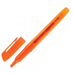 Маркер для выделения текста 1.0 - 3.0 мм оранжевый, скошенный наконечник ''Vivid''