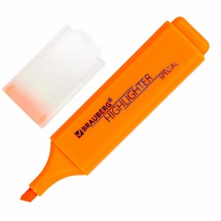 Маркер для выделения текста 1.0 - 5.0 мм оранжевый, скошенный наконечник ''Special''
