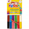 Пластилин 12 цв 180 г "Кроха" мягкий, Луч