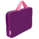 Папка-сумка 350*265*45 ПМД 2-42 фиолетовый/розовый, ткань, Оникс