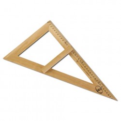 Треугольник деревянный 60*30*40 см для классной доски