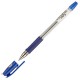 Ручка шариковая масляная 0.7 мм PILOT синяя с рез гриппом