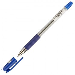 Ручка шариковая масляная 0.7 мм PILOT синяя с рез гриппом