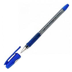 Ручка шариковая масляная 1.0 мм PILOT синяя с рез гриппом