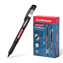 Ручка- роллер "METRIX" чёрная 0.5 мм, ERICH KRAUSE