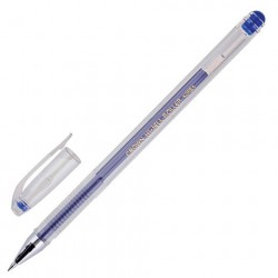 Ручка гелевая 0.5 мм CROWN синяя
