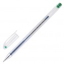 Ручка гелевая 0.5 мм CROWN зелёная