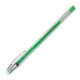 Ручка гелевая 0.5 мм CROWN светло-зелёная