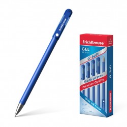 Ручка гелевая 0.38 мм "G-SOFT" синяя, ERICH KRAUSE