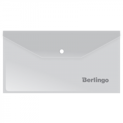 Папка-конверт с кнопкой C6 (220*120 мм) матовая, 0.18 мкм