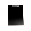 Доска-планшет с прижимом А4, картон/бумвинил чёрная