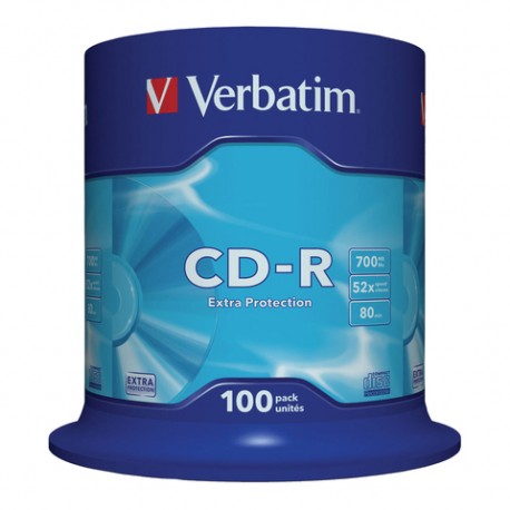 Диски CD-R VERBATIM 700Mb 52х 