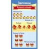 Мини-плакат Запомни больше-меньше